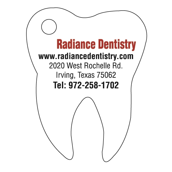 Tooth Shaped Key Tag
