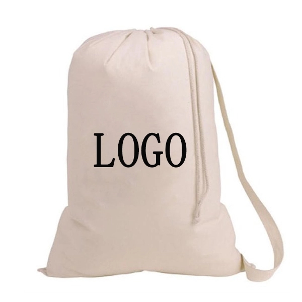 8 oz- Cotton Drawstring Laundry Bag