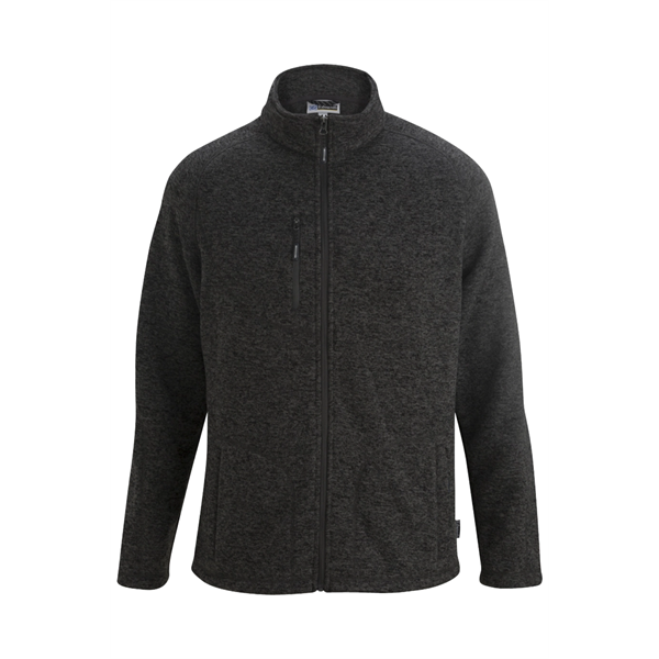 Men's Sweater Knit Fleece Jacket
