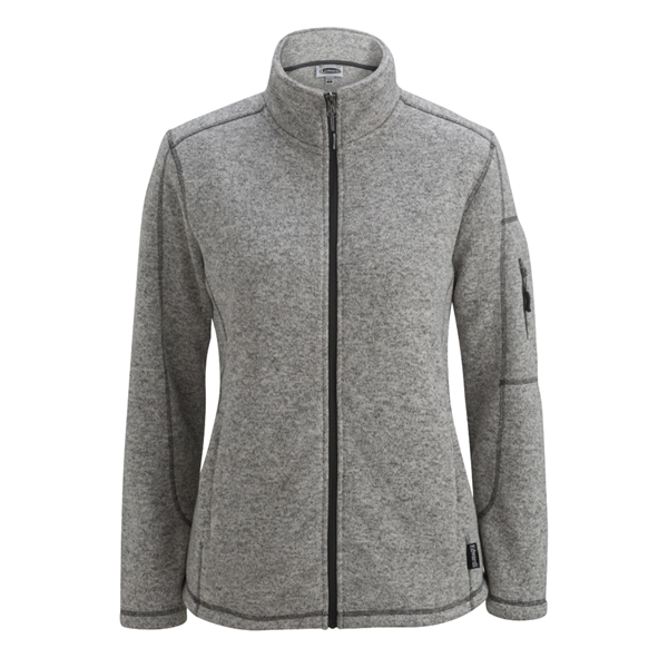 Ladies' Sweater Knit Fleece Jacket
