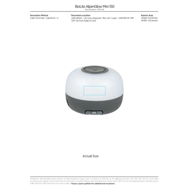 BioLite AlpenGlow Mini 150