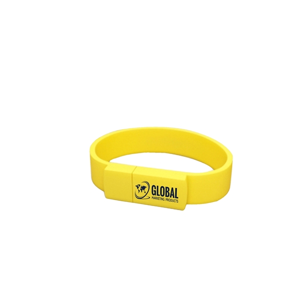 Silicone Wristband USB Drive - 128MB