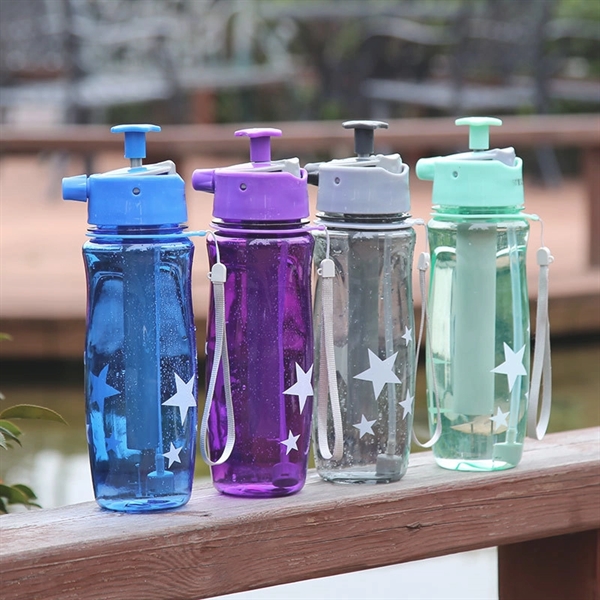 22oz Spray Sports Water Bottles (650ml)