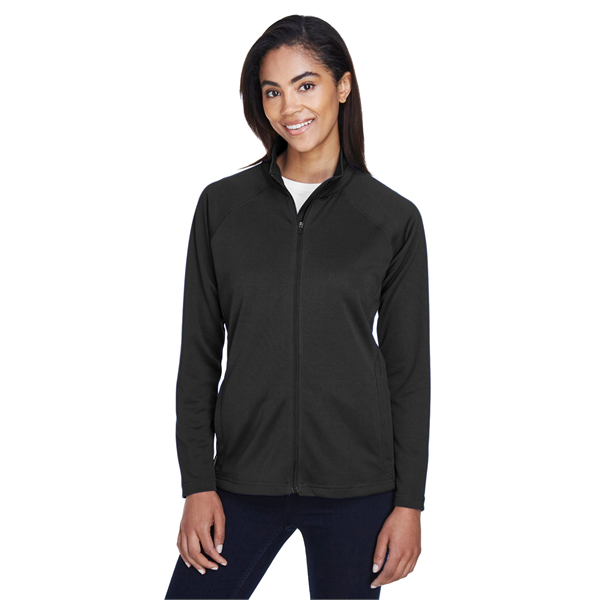 Devon & Jones Ladies' Stretch Tech-Shell® Compass Full-Zip