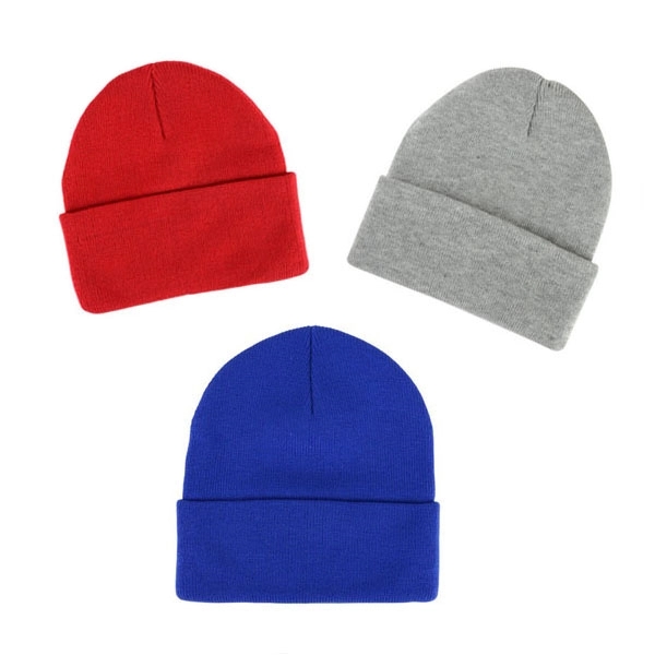 Knit Beanie with Cuff