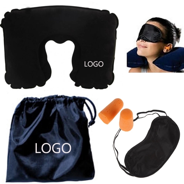 Travel Pillow Sleep Mask Comfort Kit