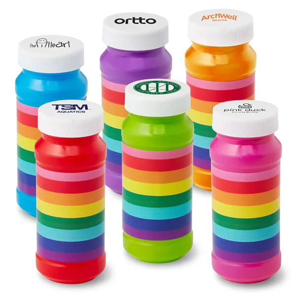 Pride Bubbles with Cap Imprint - 4 oz.