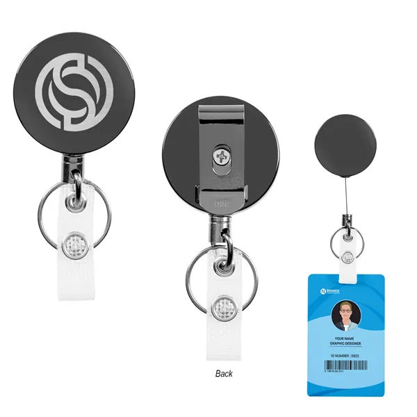 Steel Retractable Badge Holder