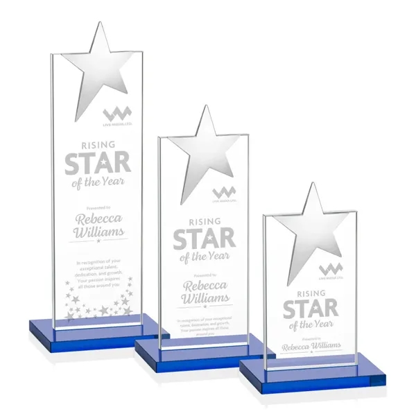 Bryanston Chrome Star Award - Sky Blue