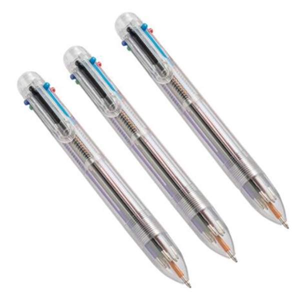 6 In 1 Retractable Click Ballpoint Pen