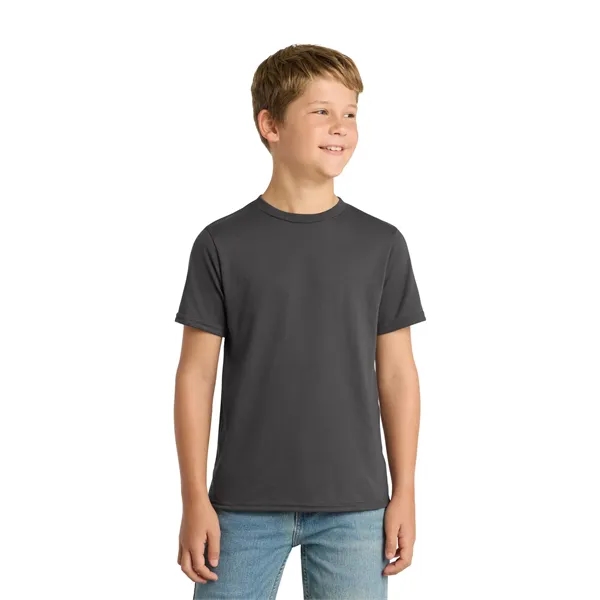 Port & Co Youth Performance Blend Tee.