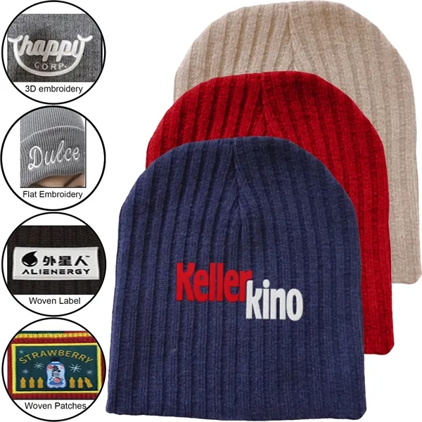 Value Knitted Stripe Beanie