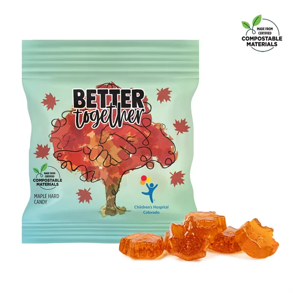 1 oz. ECO-Digibag, Compostable-Maple Flavored Candy