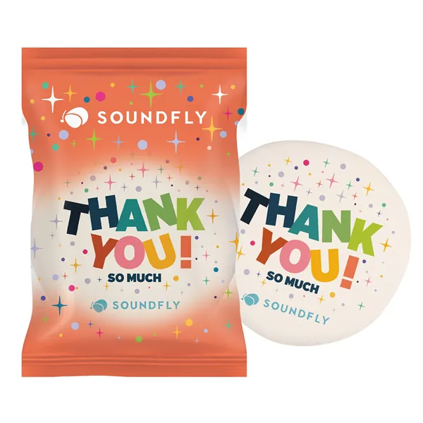 3" Iced Full Color Vanilla Cookie- Circle