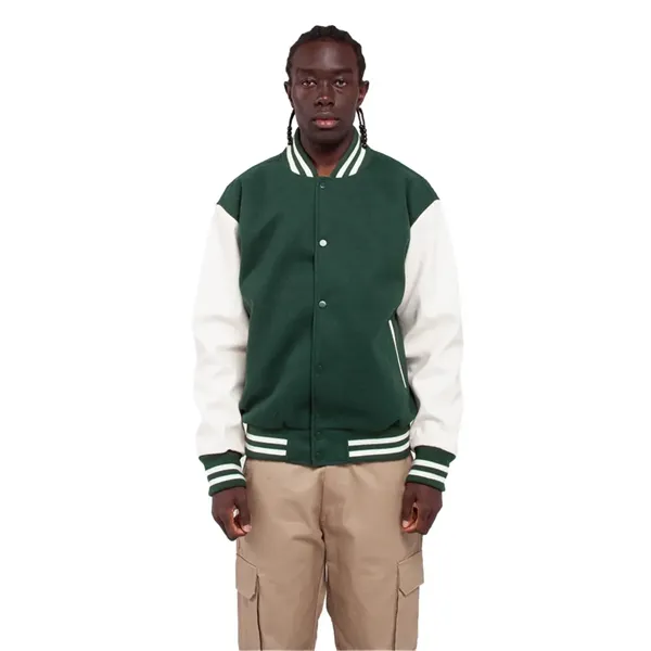Shaka Wear Unisex Letterman Jacket