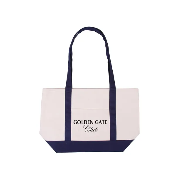 Cotton Canvas Boat Tote Bag.