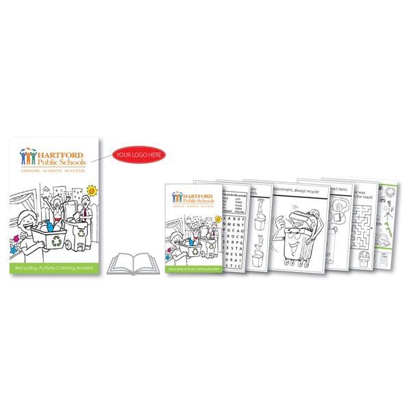 Recycling Activity Coloring Booklet