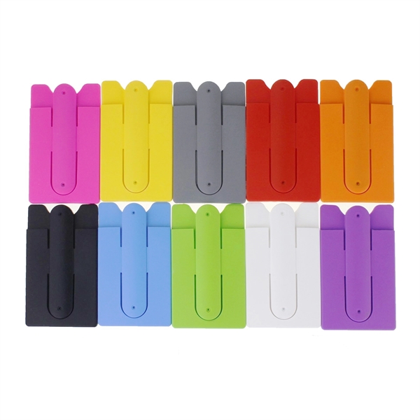 Silicone Phone Wallet With Stand
