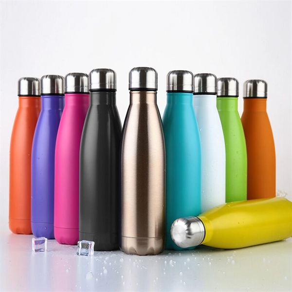 25 oz Stainless Steel Cola Water Bottle