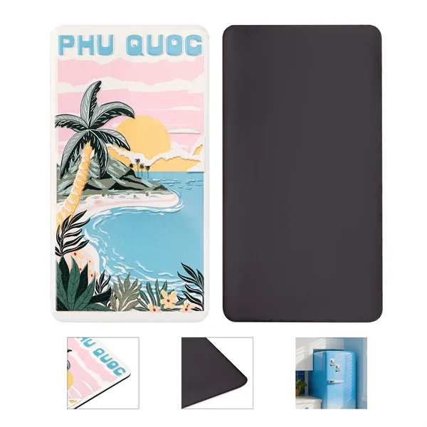 3 /4"x 2" Custom 3D Fridge Magnet Souvenir for Refrigerator