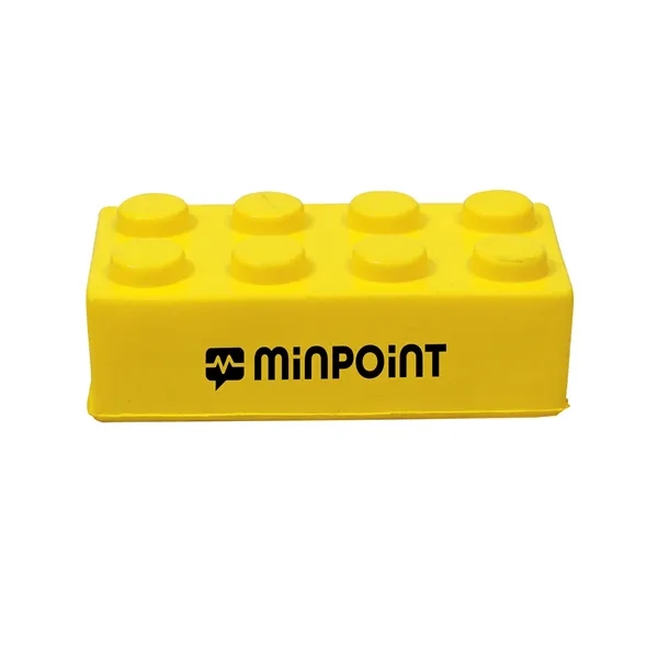 Construction Building Block Shape Stress Ball