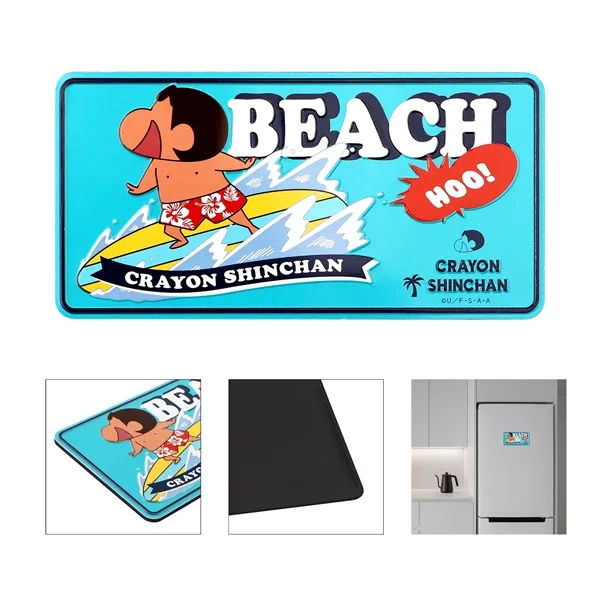 4.7"x 2.35" Full Color Custom 3D Fridge Magnet Souvenir