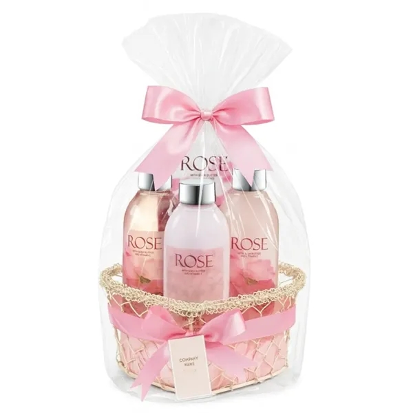 Rose Fragrance Heart  Shaped Spa Basket