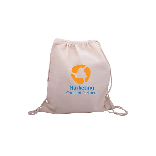 Cotton Canvas Drawstring Bag.