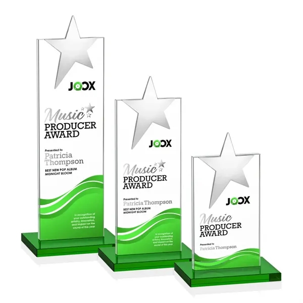 Bryanston Chrome Star VividPrint™ Award - Green