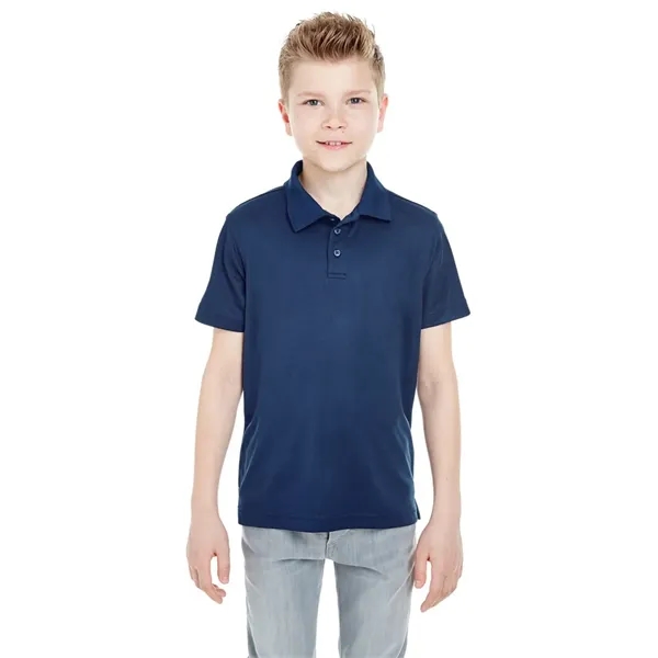 UltraClub Youth Cool & Dry Mesh Pique Polo
