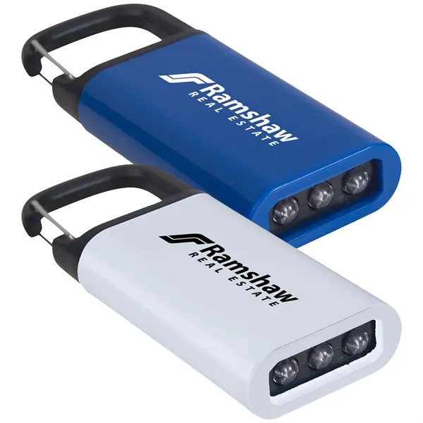 Clip On Pull-Apart Plastic Flashlight