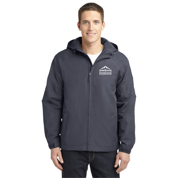 Port Authority Hooded Charger Jacket.