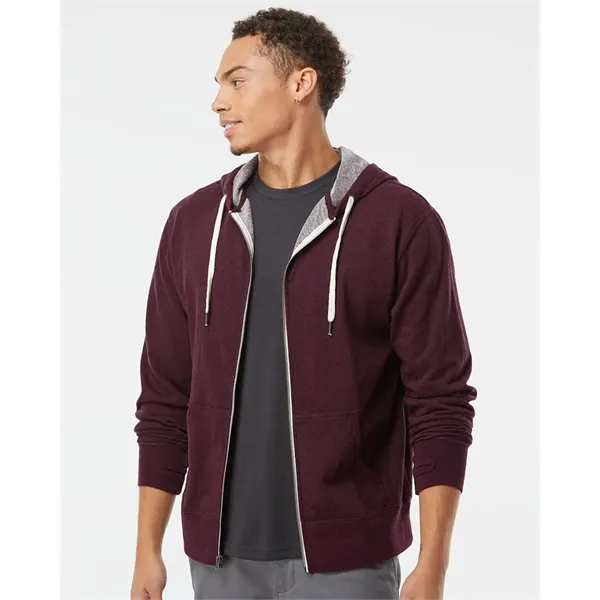 Independent Trading Co. Unisex Heathered French Terry Ful...