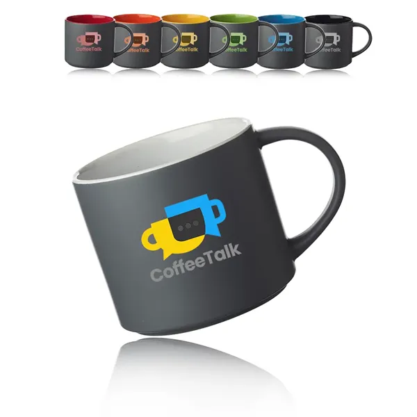 Matte 16 oz. Stackable Ceramic Mugs