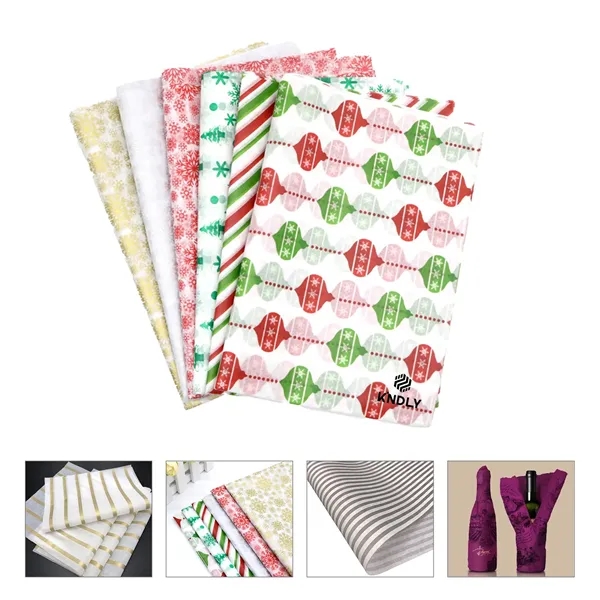 Full Color Custom Gift Wrapping Tissue Paper MOQ 1000PCS