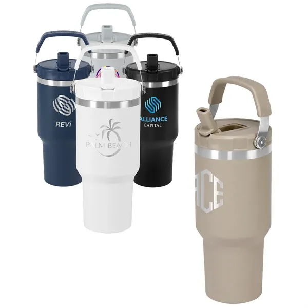 34oz Urban Peak® Pinnacle Flip Straw Tumbler