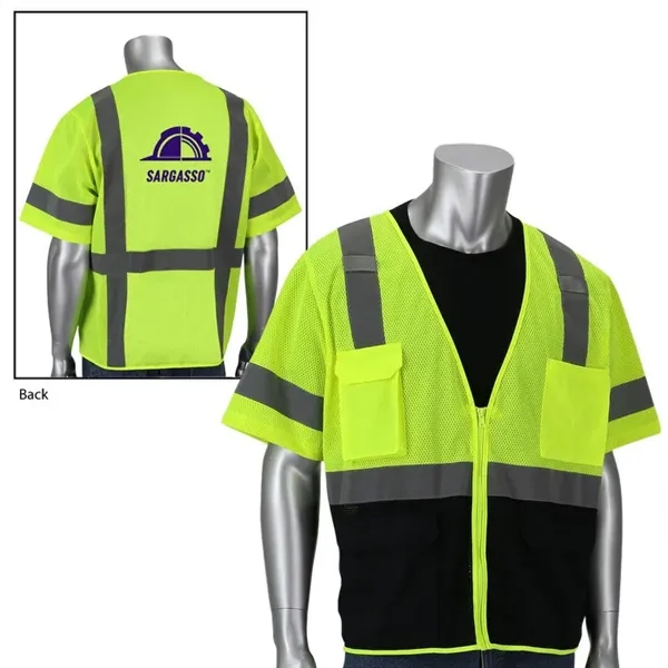 Class 3 Five Pocket Black Bottom Front Value Vest