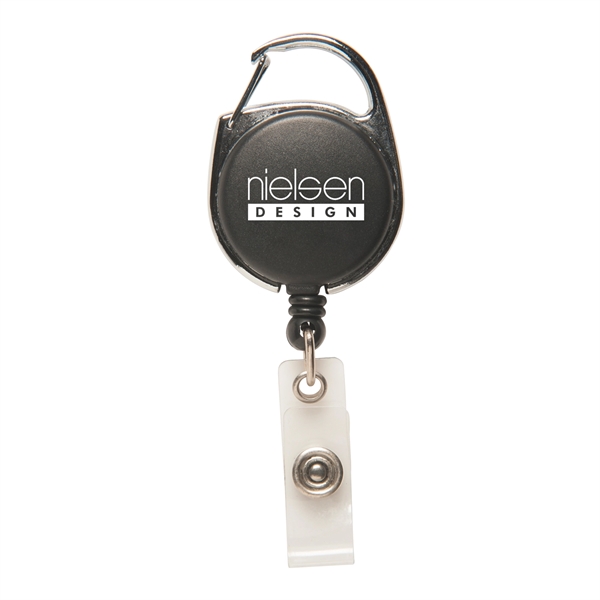 Retractable Badge Holder with Carabiner