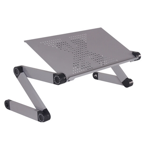 Folding Laptop Table on Bed in Cold Winter, Tablet PC Stand