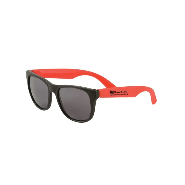 Two-Tone Matte Sunglasses.