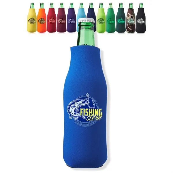 Zipper Beer Bottle Insulator