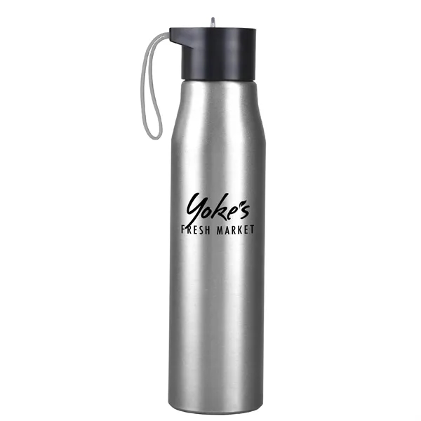 24 oz. Ridge Recycled Aluminum Bottle w/ silicone grip
