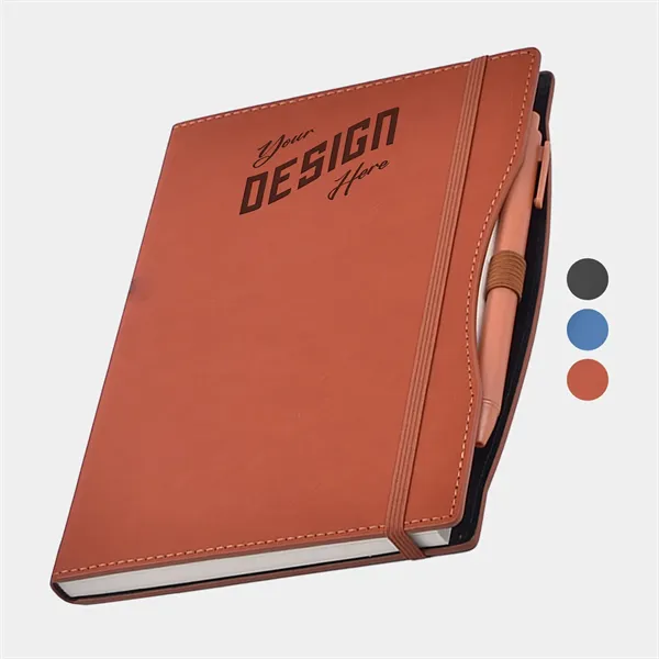 TiTUS® Executive Companion A5 Notebook with Pen & Elastic