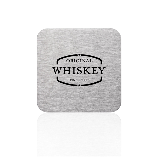 Carson Stainless Steel Square Coasters