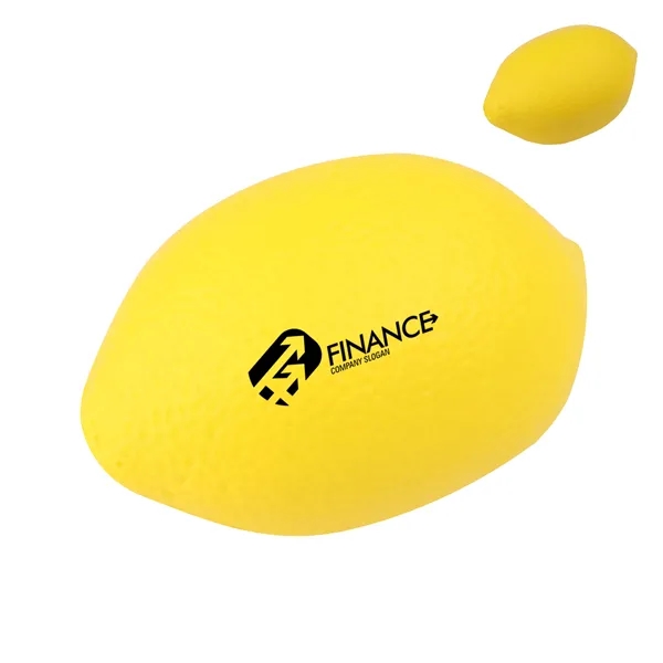 2.1"x1.4" Soft PU Lemon Shape Relieve Stress Balls