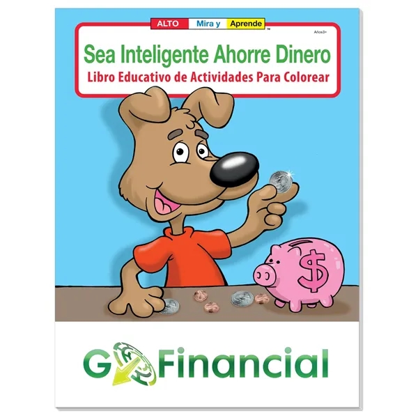 Good Value™ Coloring Book: Be Smart, Save Money (Spanish)