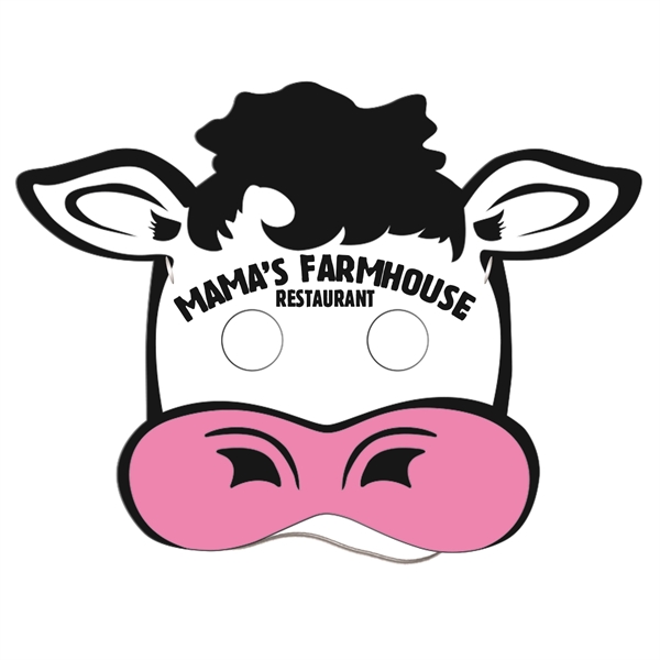 Cow Mask w/elastic