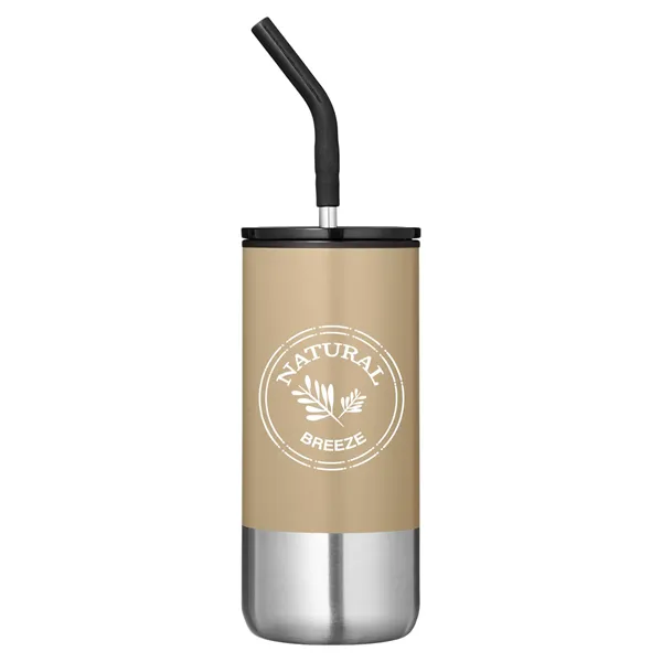 Summit 16 oz Insulated Tumbler With Straw