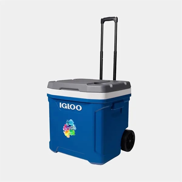IGLOO Latitude 60 Qt Roller Cooler with Telescoping Handle