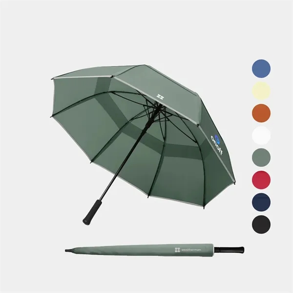Weatherman® 100% Recycled 55 inch arc UPF 50+ Walk Umbrella